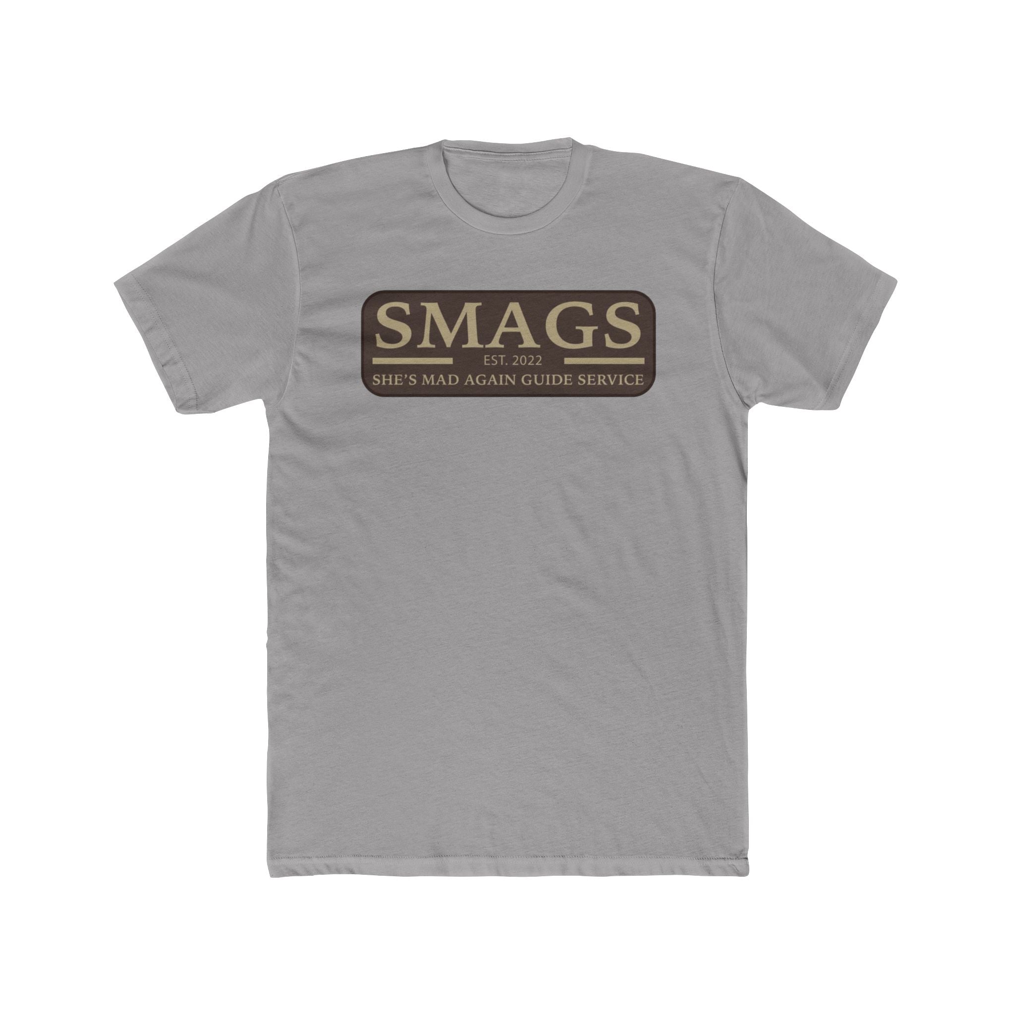 She's Mad Again "Guide Service" Tee — Hunting & Fishing Humor Crew Shirt