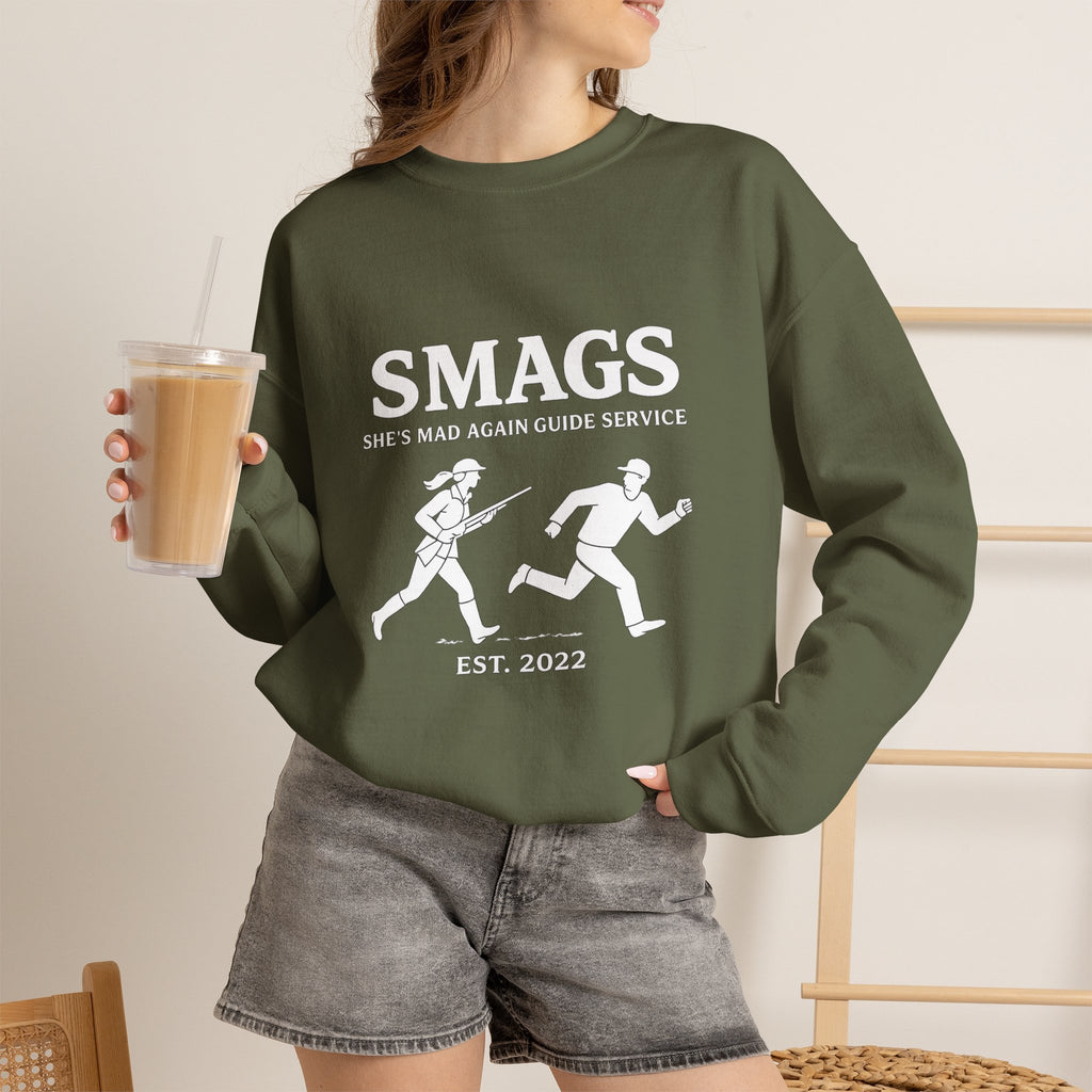 Hunter's Wife Comfort Sweatshirt — 'Come Home Safe' Cozy Crewneck