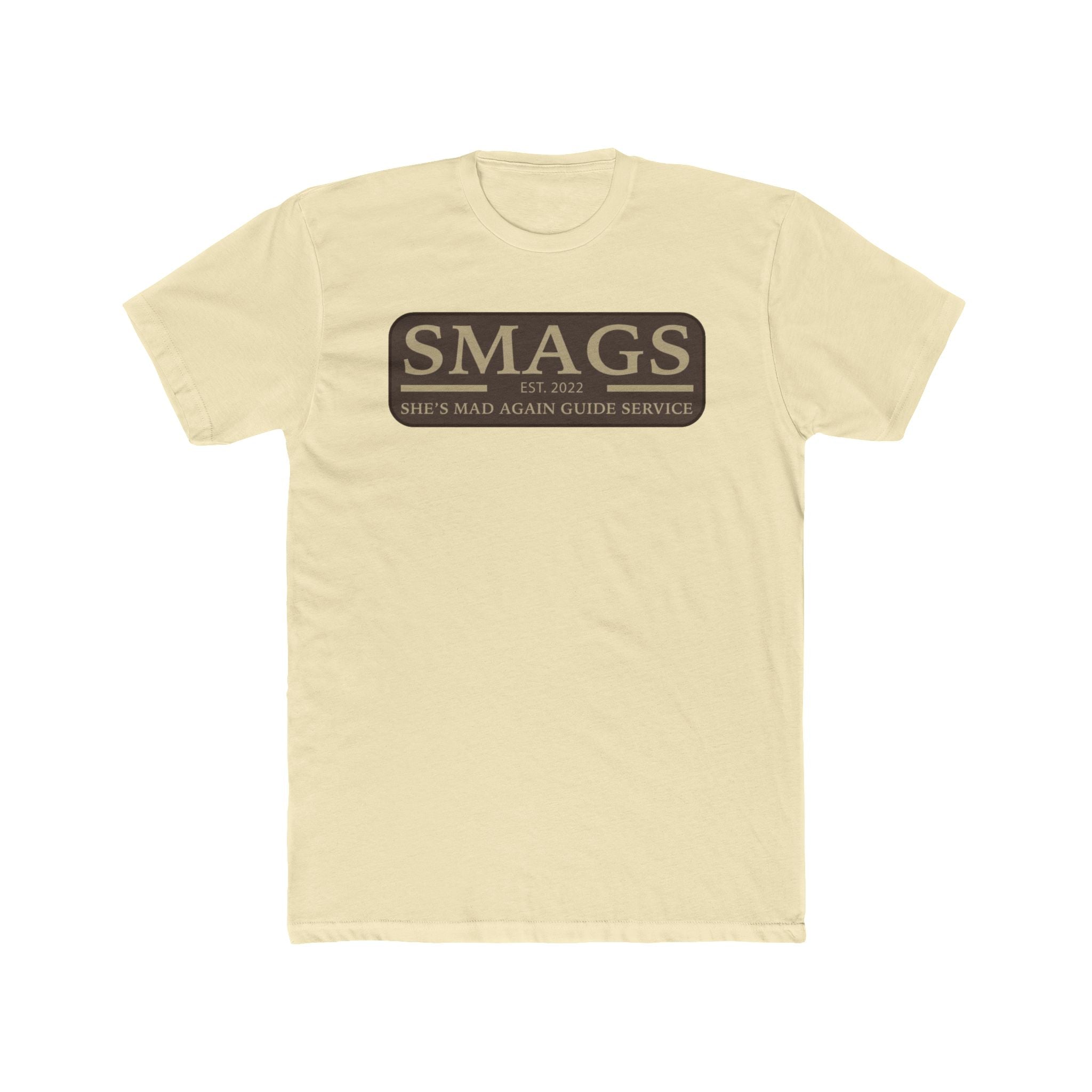 She's Mad Again "Guide Service" Tee — Hunting & Fishing Humor Crew Shirt