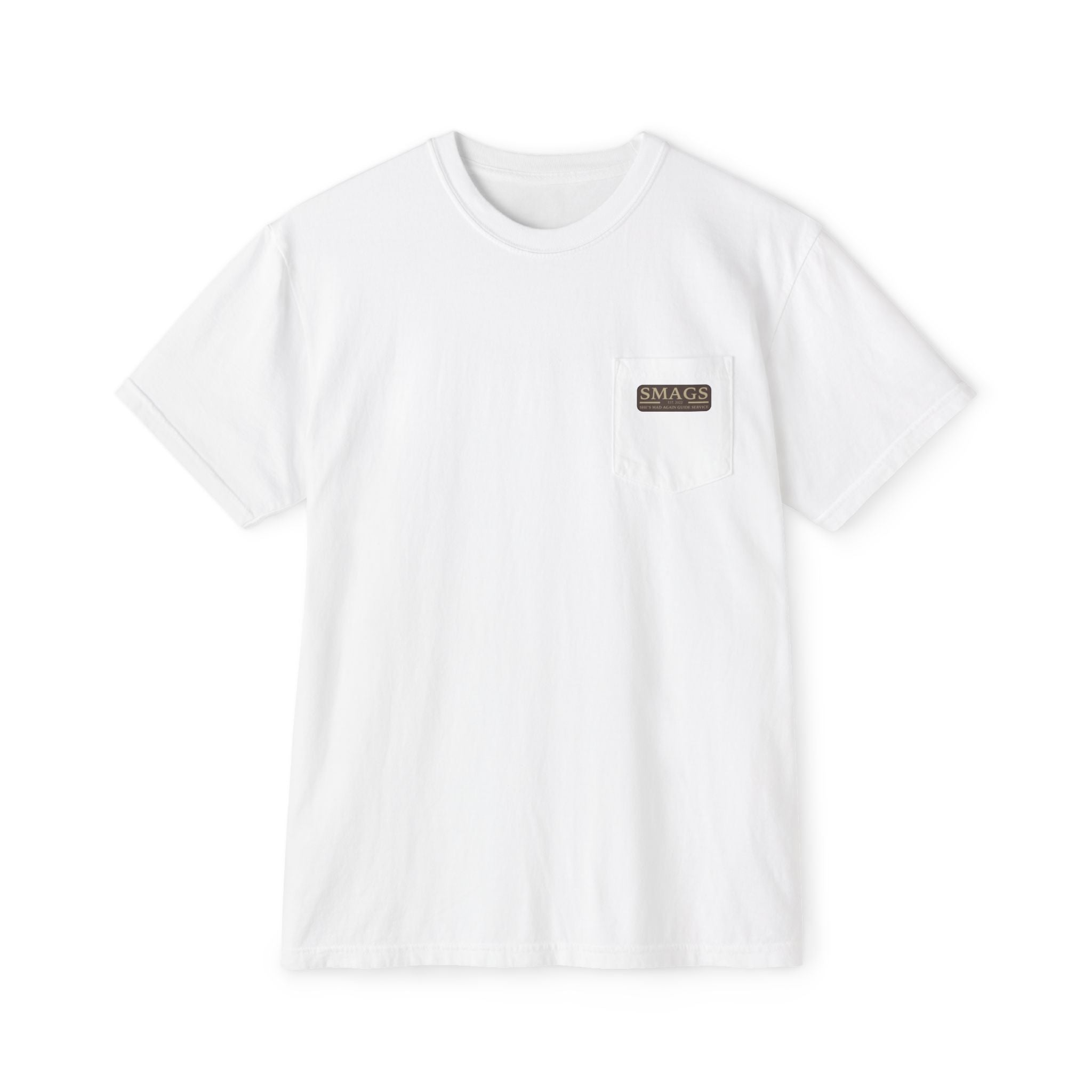 Gone Fishin' Pocket T-Shirt — "Gone fishin'. Consequences pending."