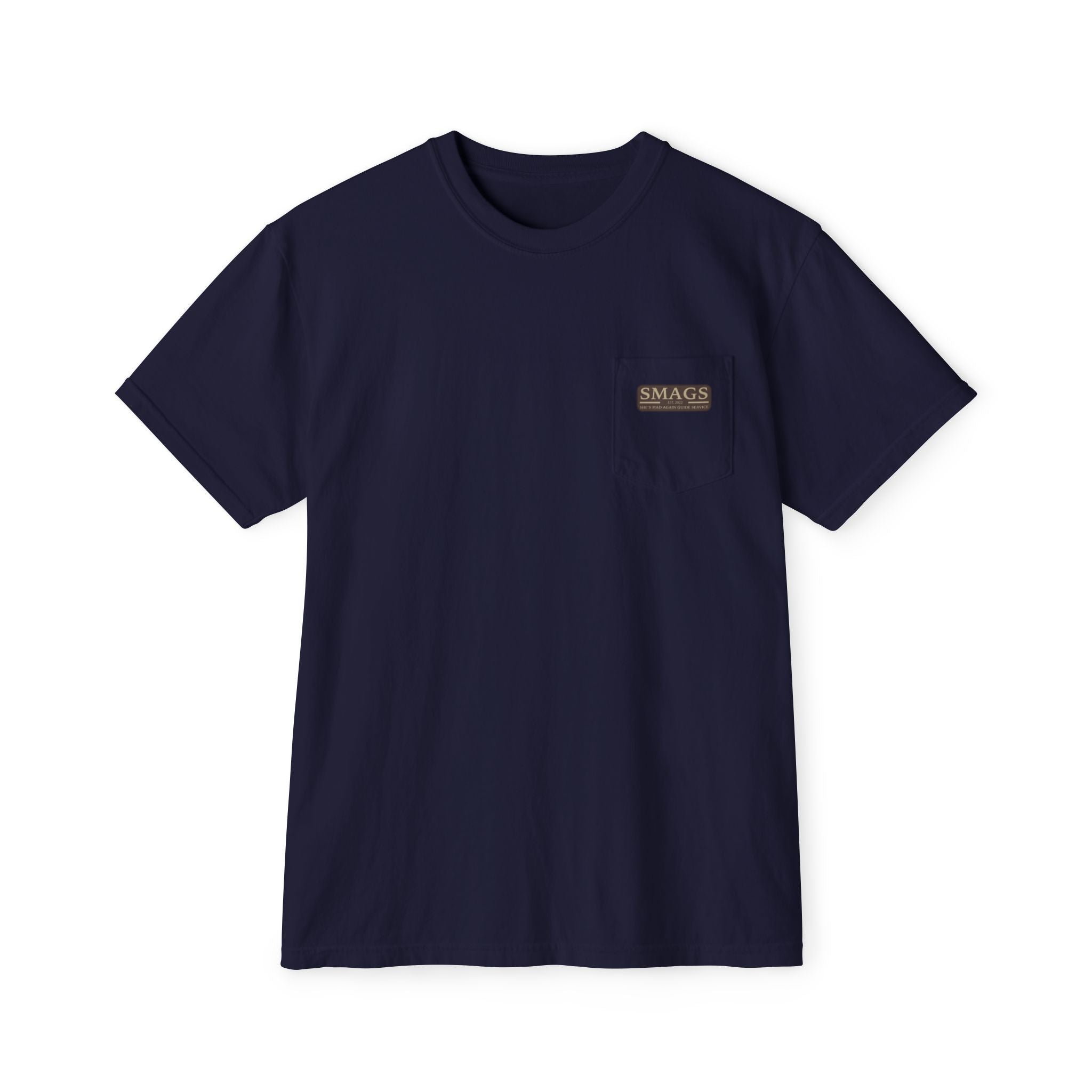 Gone Fishin' Pocket T-Shirt — "Gone fishin'. Consequences pending."